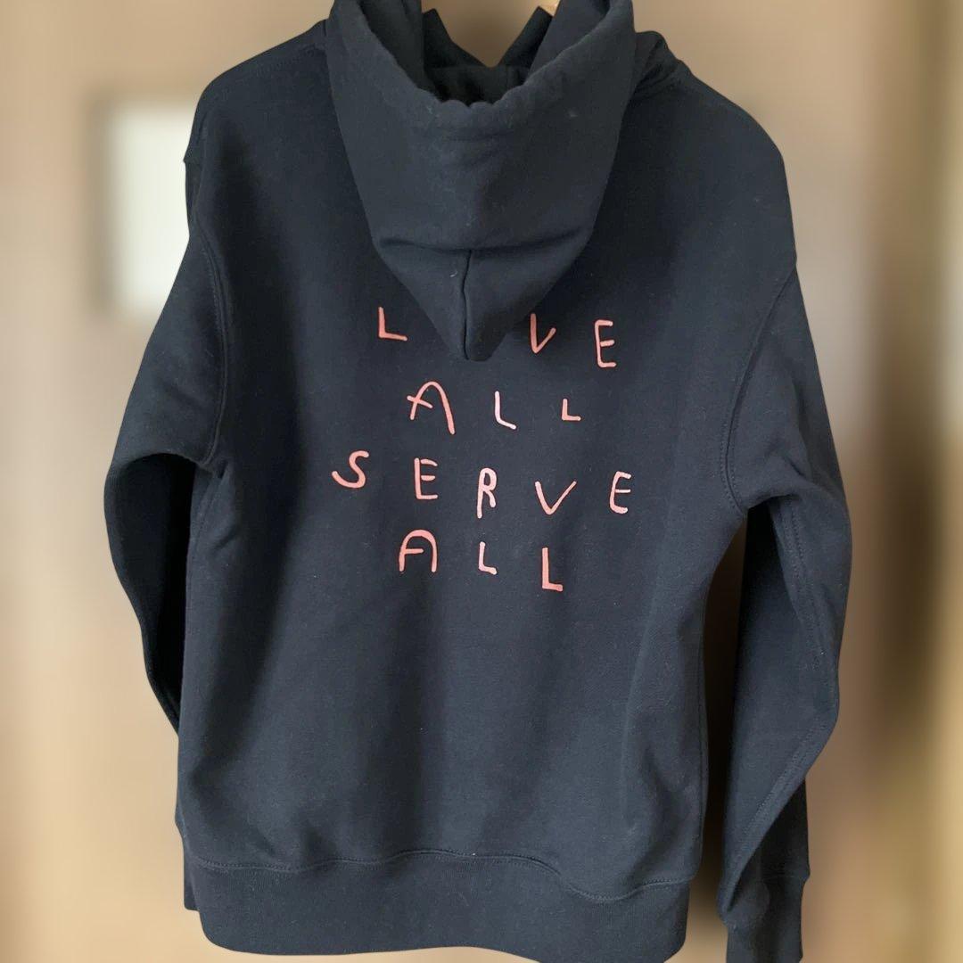 藤井風 LOVE ALL SERVE ALL パーカー希少S(表記M)