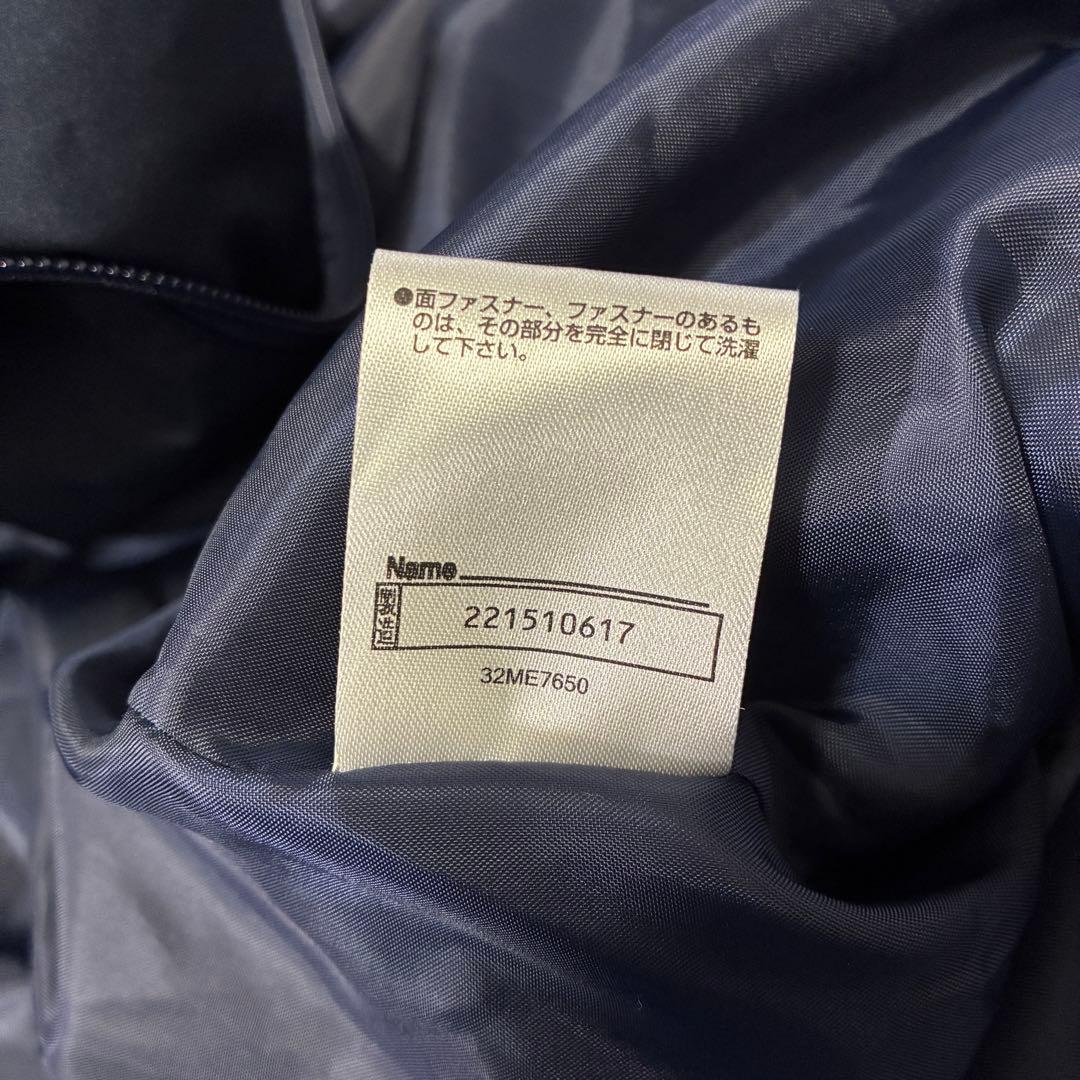 【美品】ミズノ ダウンベンチコート ネイビー 2XL 防寒 スーパーロング