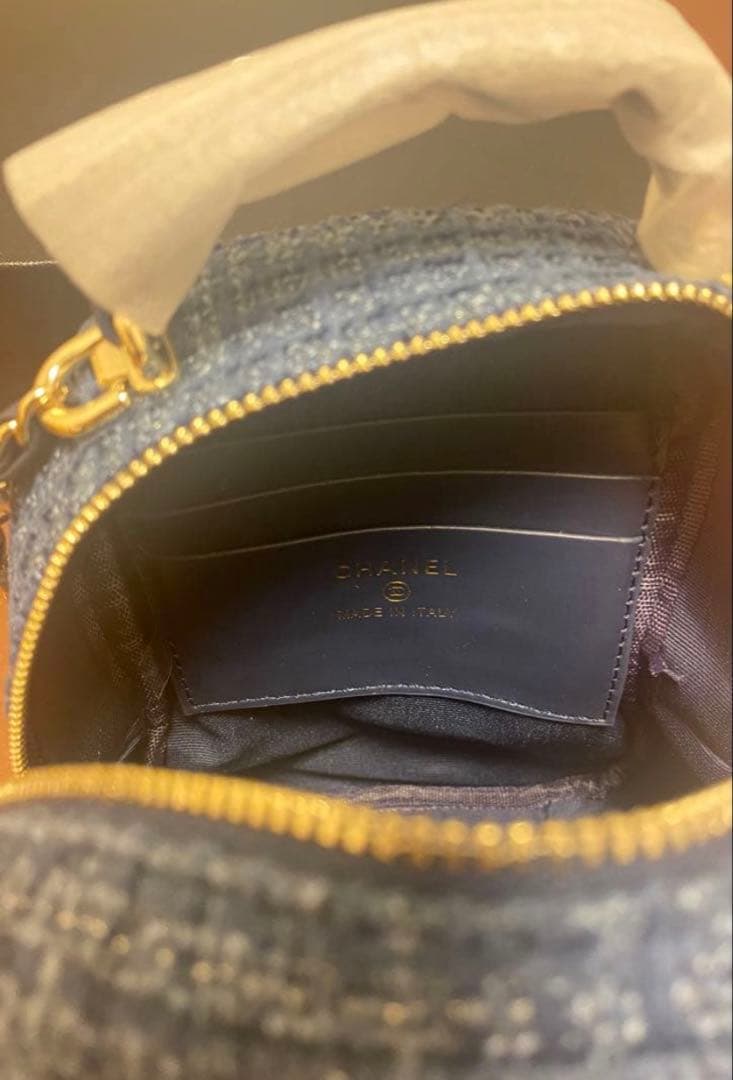 【新品未使用】 CHANEL ツイード ブルー バックパック 美容液 おまけつき