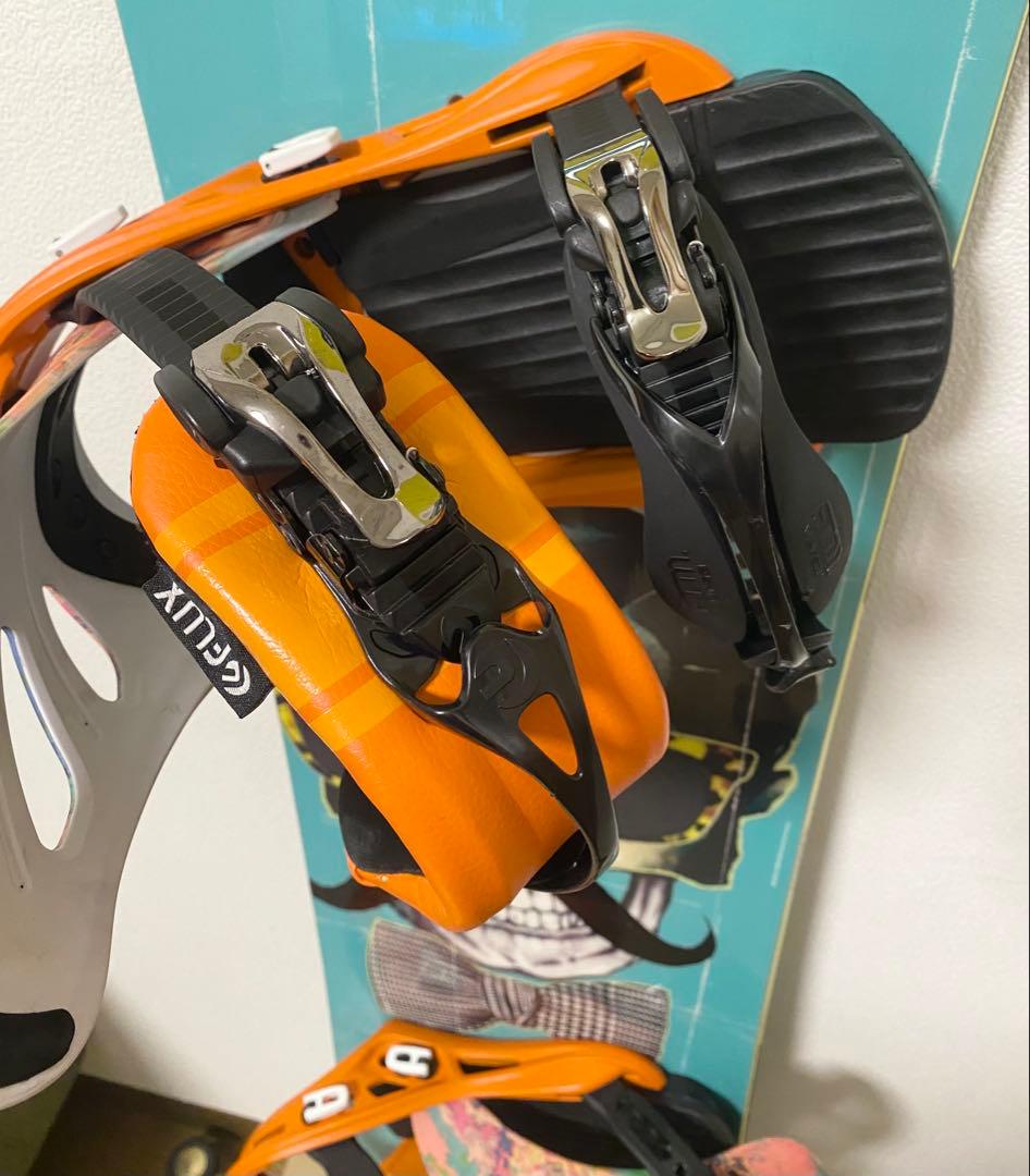 SALOMON スノーボード & FLUX バイン 147cm