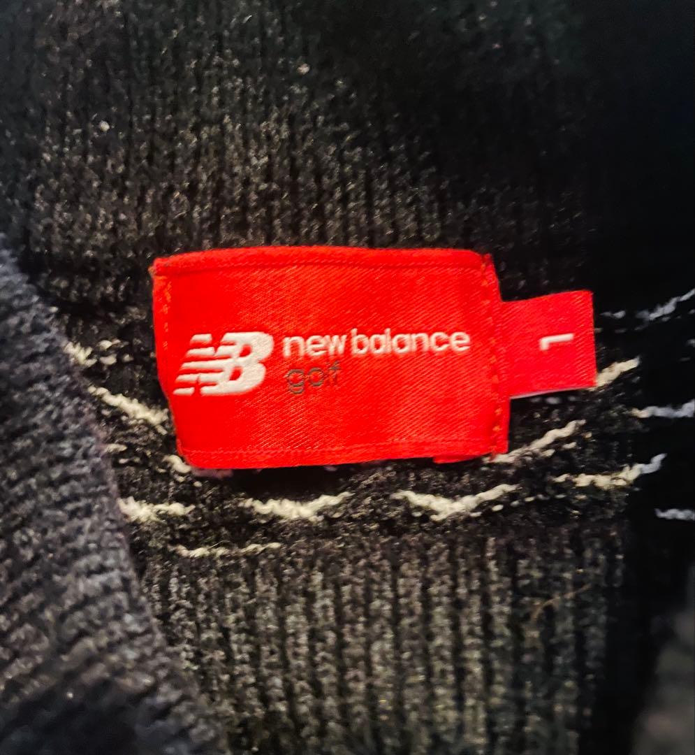 【SALE】New Balance golf ドット柄モックネックニット