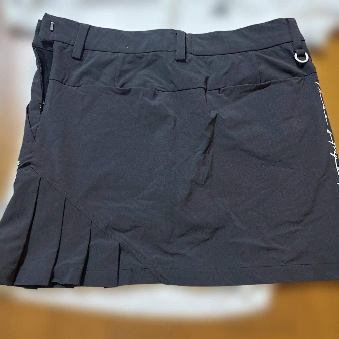 adidas アディダスゴルフ ポロシャツ&プリーツスカート ブラック M 美品