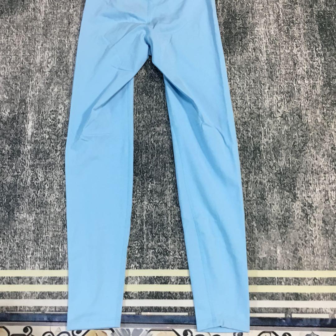 新品☆ LULULEMON 水色 ハイウエスト ヨガパンツ サイズ2