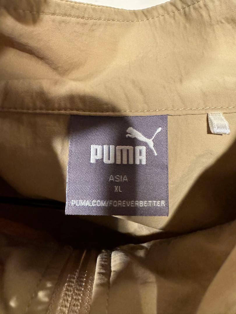 PUMA renoma ジャケット XL ベージュ/ブラウン