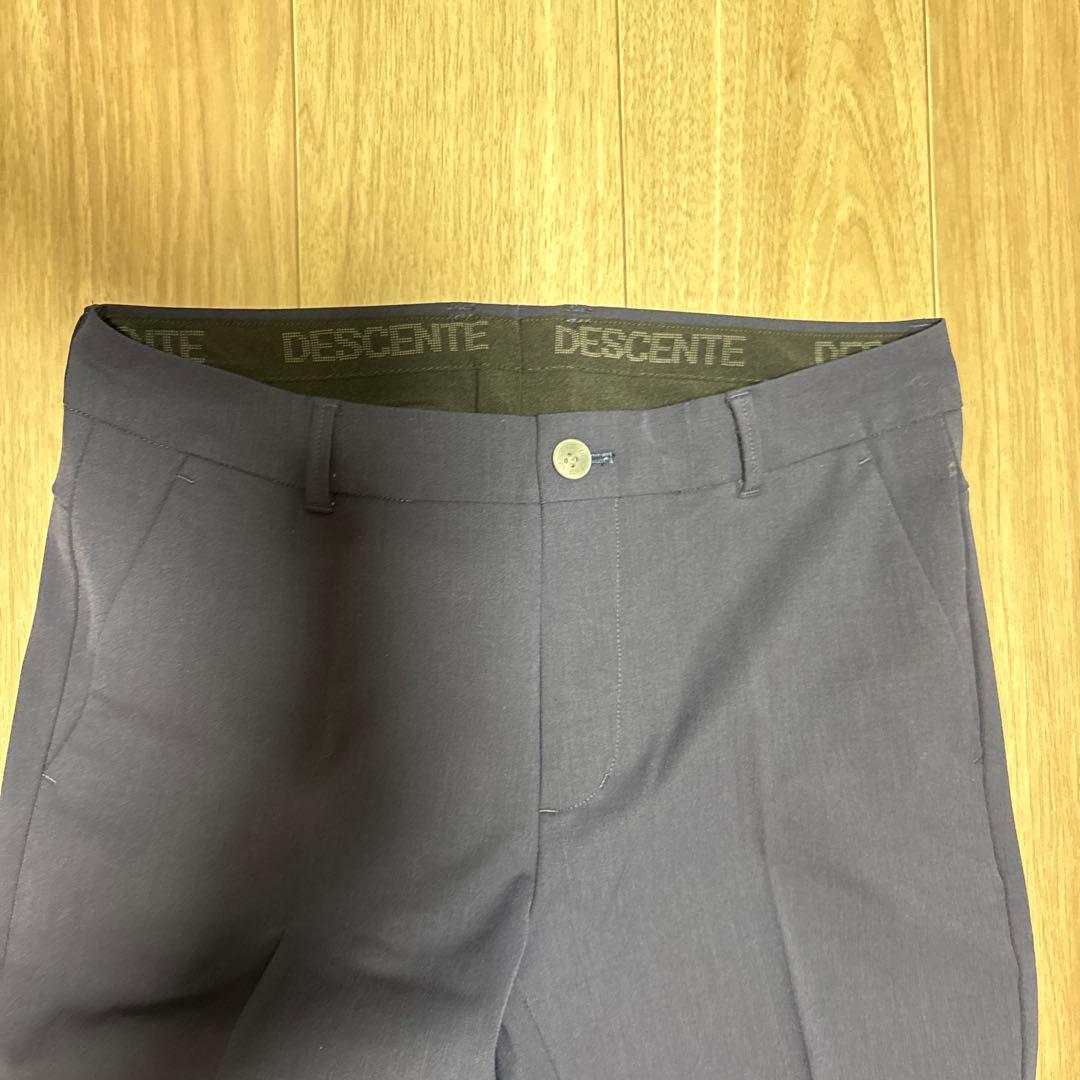 DESCENTE ゴルフパンツ Mサイズ ネイビー
