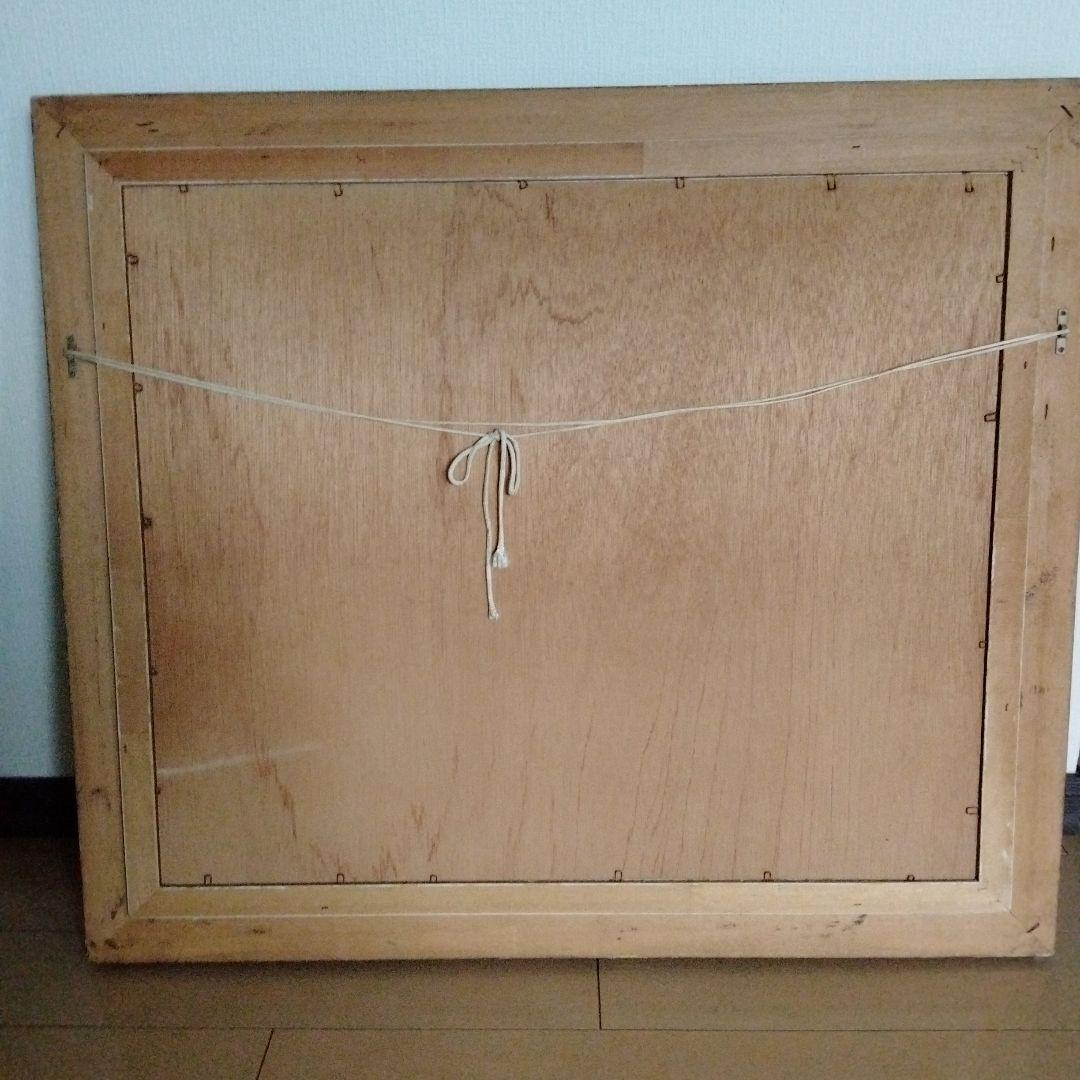 大型油絵 ヨーロッパ風景画 装飾的ゴールドフレーム　アンティーク　油彩画