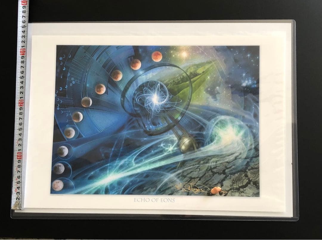 永劫のこだま Echo of Eons ニールセン　アートプリント　MTGサイン