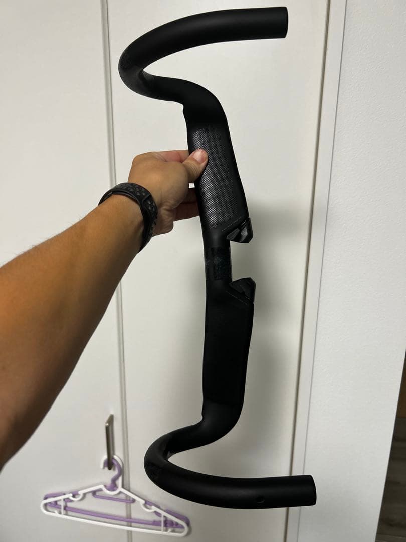 たつ　エアロフライ2風　ドロップハンドル　カーボンサイコンマウントセット