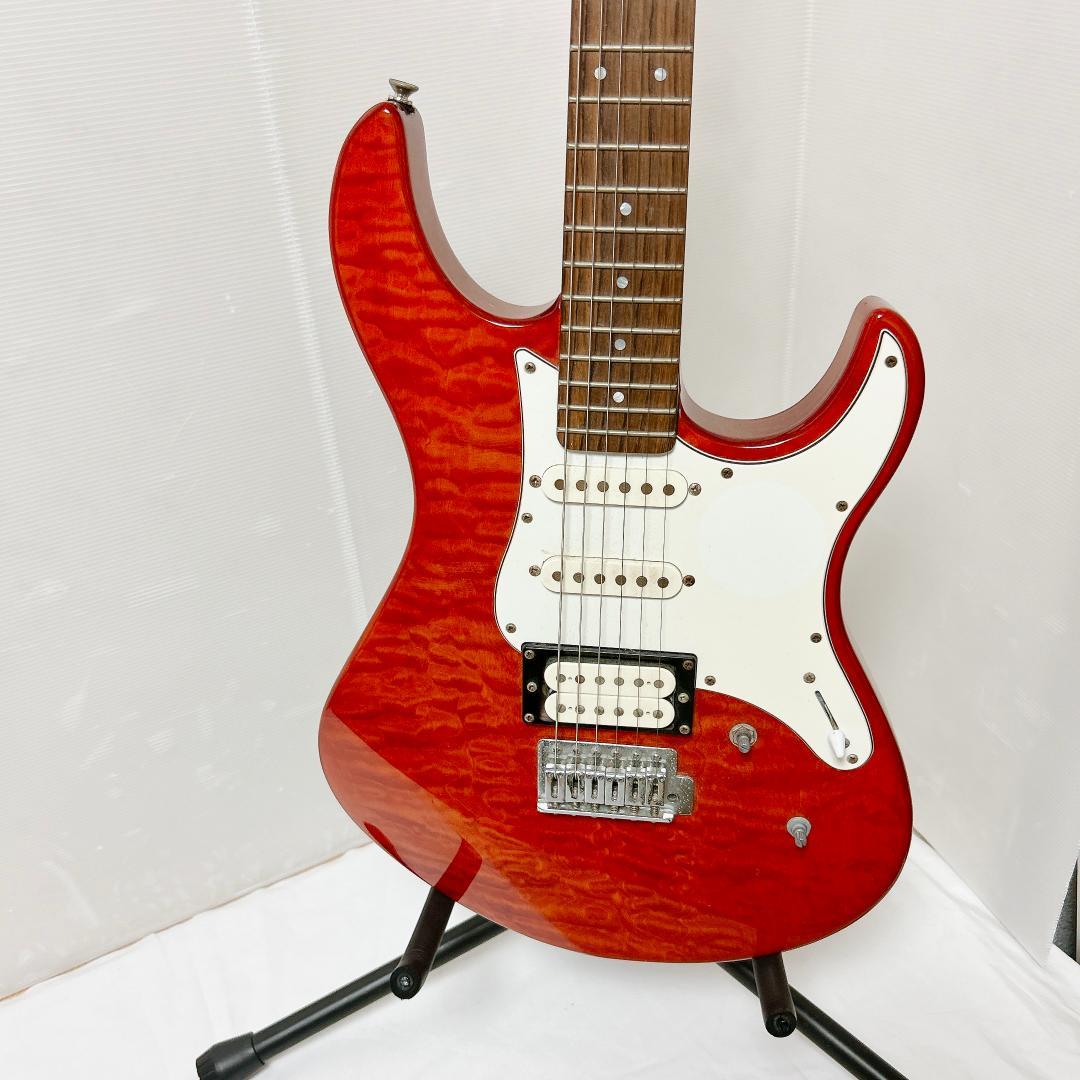 美品 YAMAHA ヤマハ Pacifica212VQM パシフィカ レッド