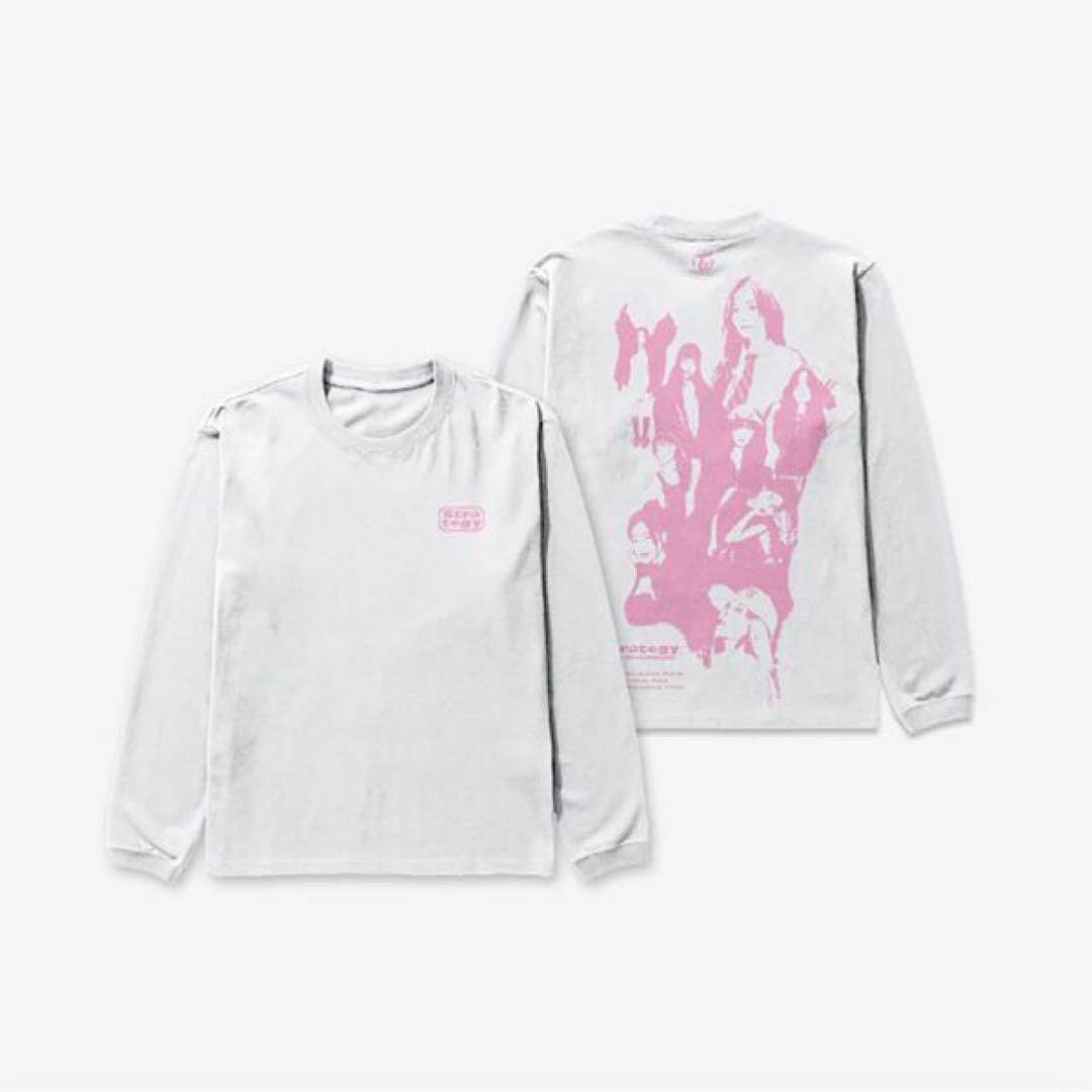 TWICE ポップアップ STRATEGY 長袖Tシャツ　ポートレートVer.