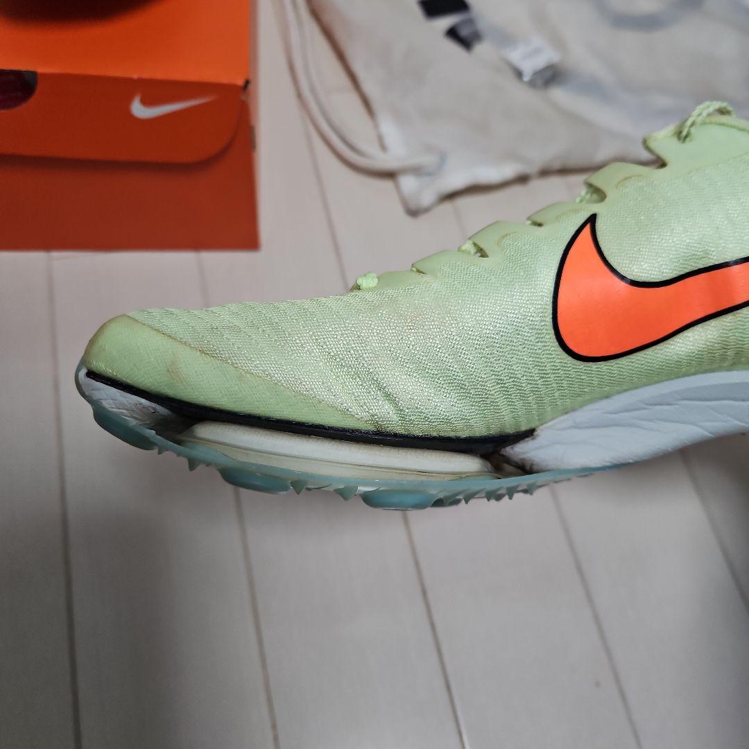 Nike FLYWEAVE スパイクシューズ ライトグリーン/オレンジ