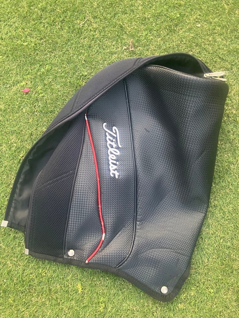 もなかさん専用　Titleist キャディバッグ 黒/赤