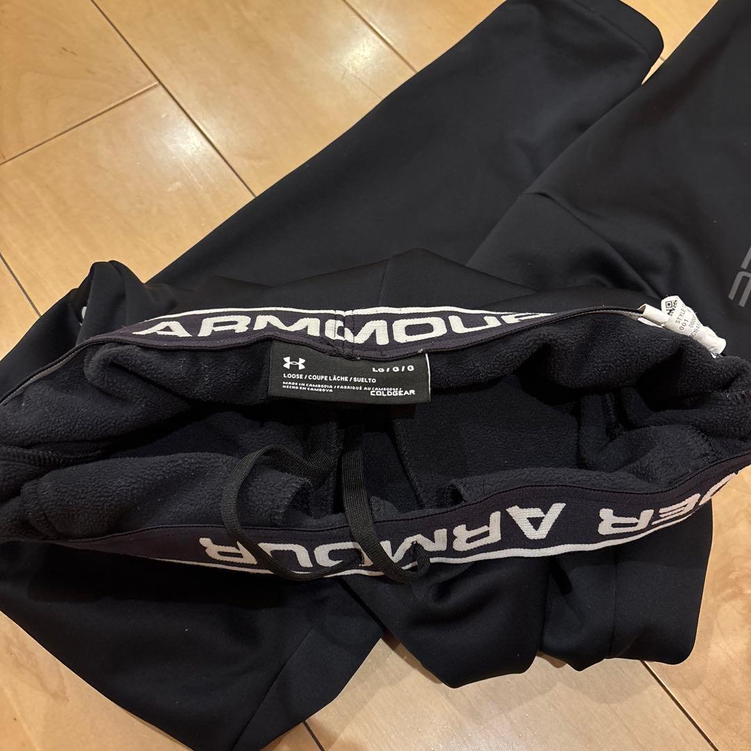 UNDER ARMOUR Undeniable ジャージ上下セット　Lサイズ黒