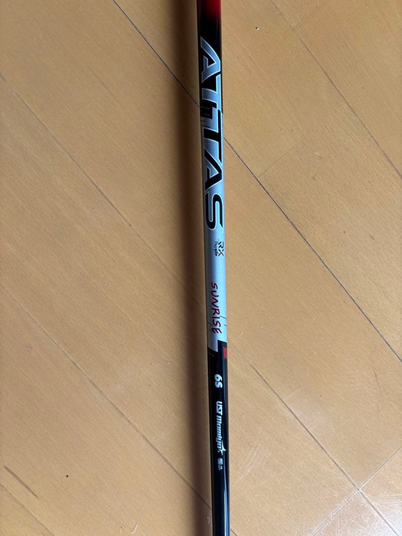 ATTAS RX SUNRISE RED 6S PXGスリーブ　中古