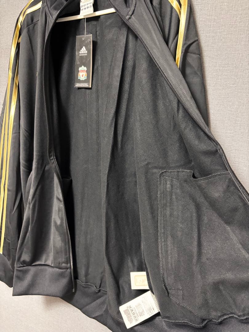 【タグ付き・未使用】Liverpool FC adidas ジャケット 黒