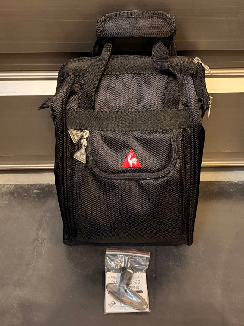 ★美品★バック付★le coq sportif ゴルフシューズ WLS ブラック