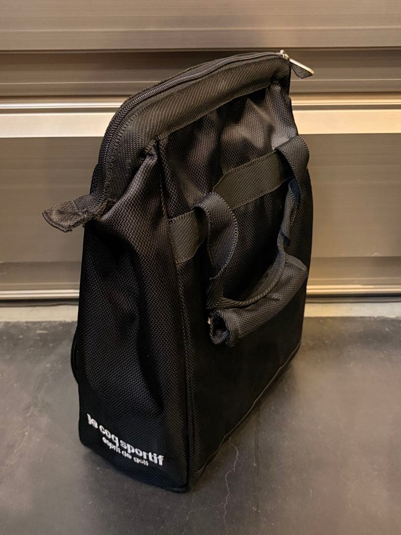 ★美品★バック付★le coq sportif ゴルフシューズ WLS ブラック