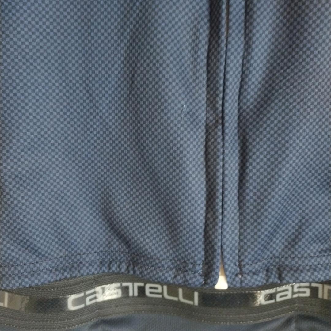 美品　Castelli カステリ　サイクルジャージ ネイビー　ホワイト　XL