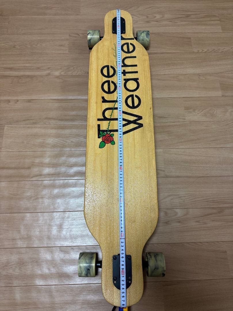 中古美品 Three Weather ロングスケートボード