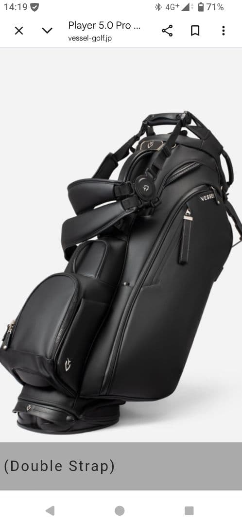 VESSEL Player5.0ProStand ベゼル スタンドキャディバッグ