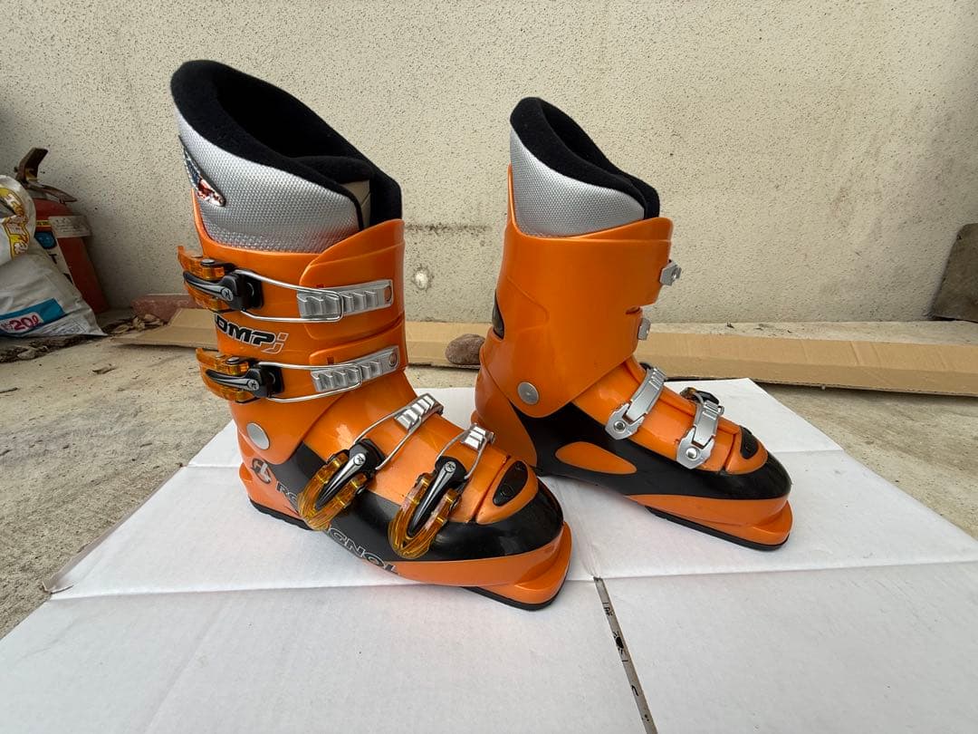 スキー3点セット　 Fischer RX スキーセット オレンジブーツ付き