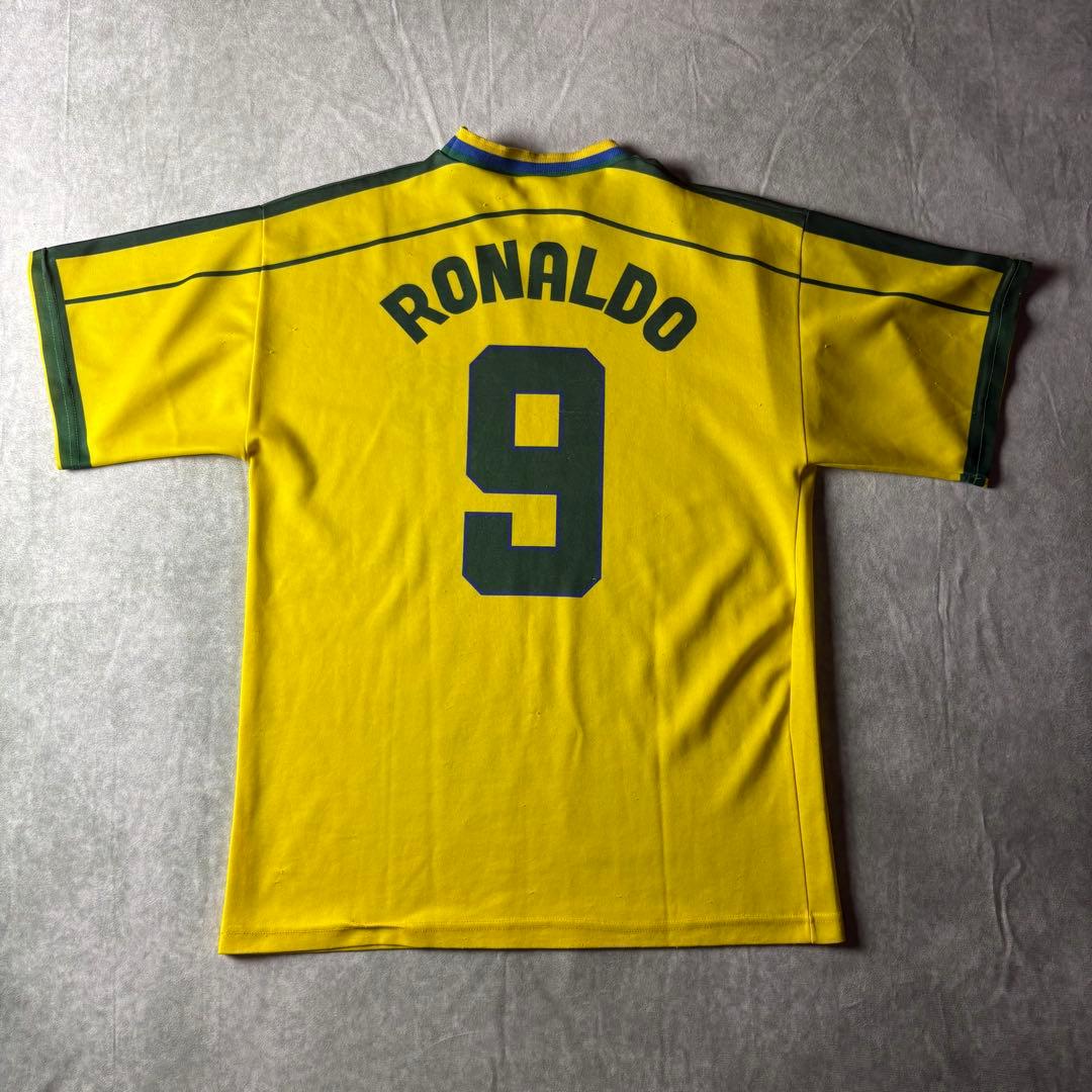 【90sオールド】ブラジル代表　ロナウド　ヴィンテージユニフォーム　CBF