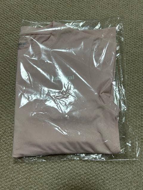 アドミラル サイドスリットヘム 長袖Tシャツ 　ピンク　M