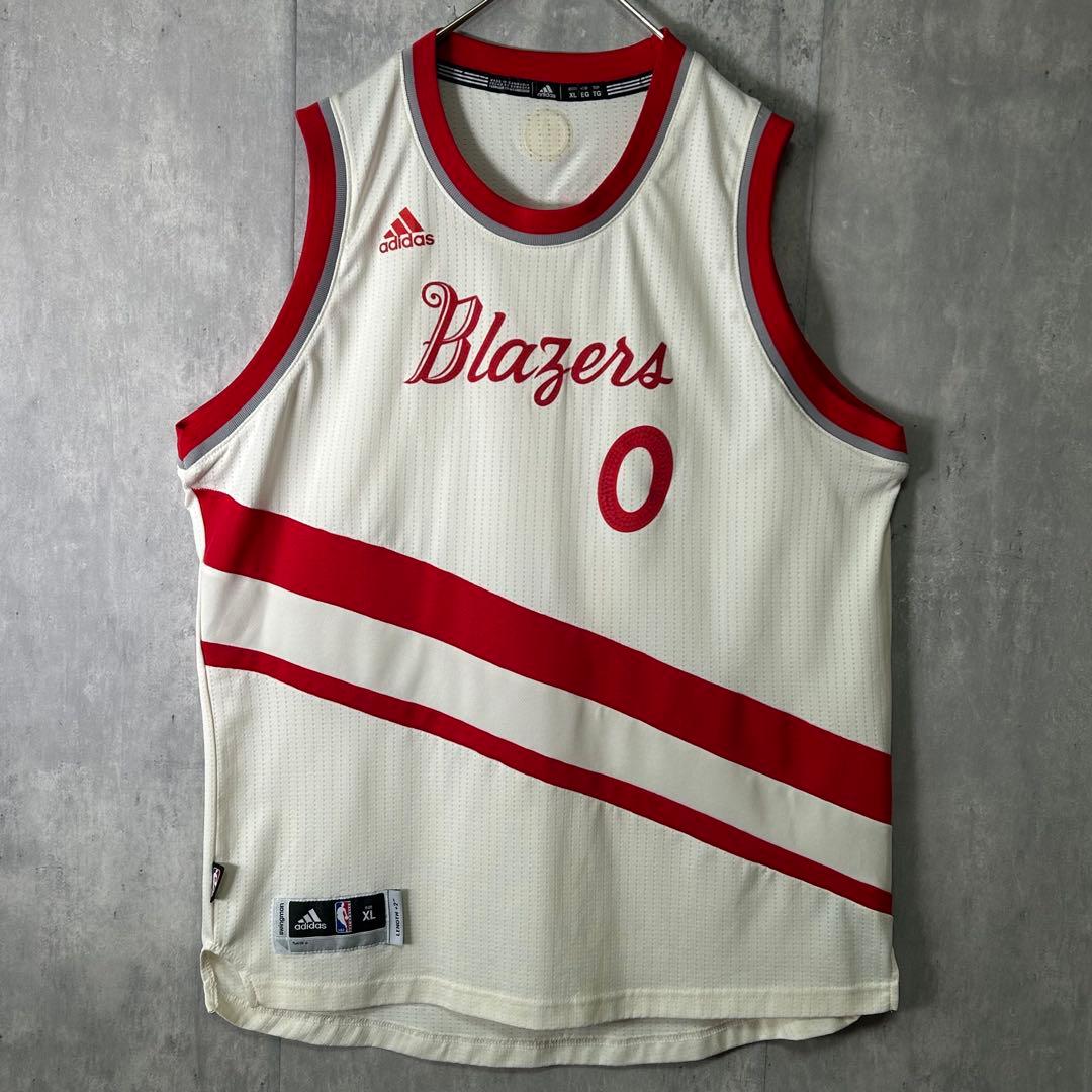 adidas NBA ブレイザーズ リラード ユニフォーム XL #0