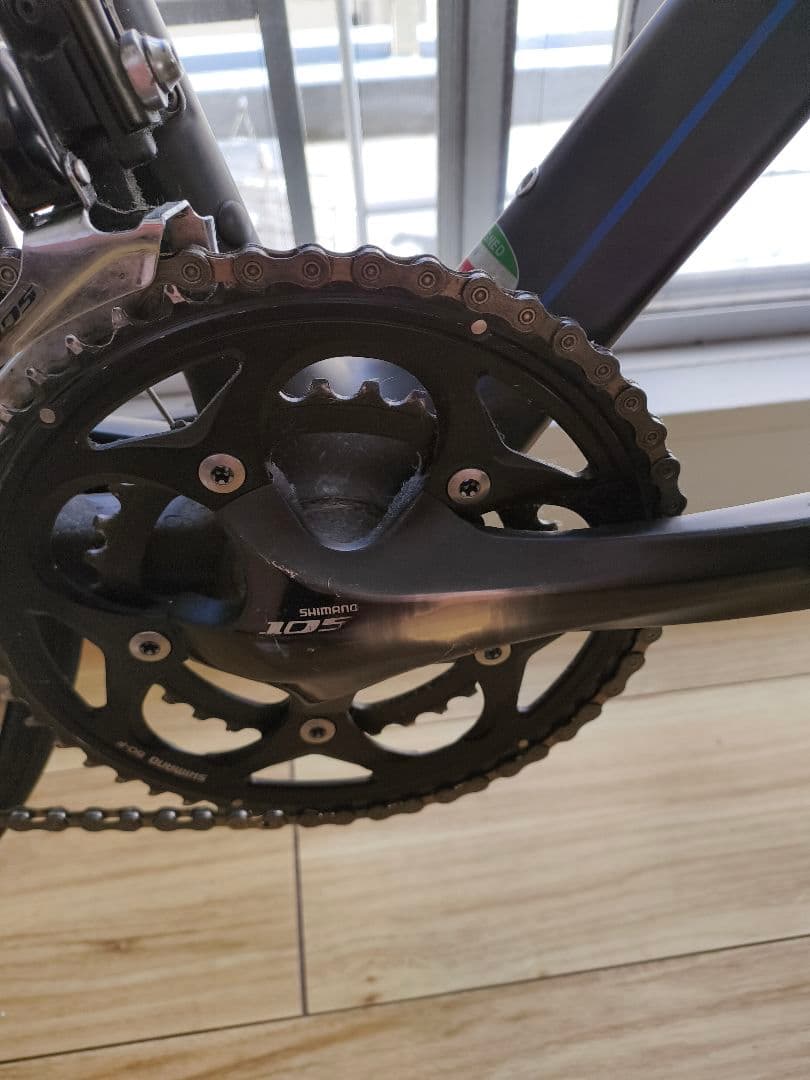 GIOS ロードバイク カーボン ブラック TORNADO SHIMANO105