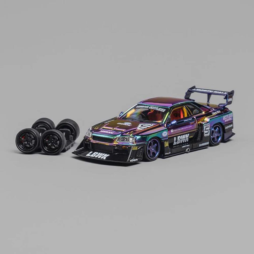 CM Model 1/64 日産 ニッサン GTR LB-ER34 LBWK