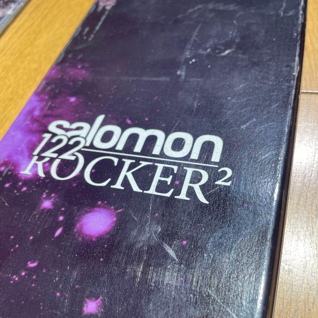 【値下げ】salomonサロモンROCKER2 122 金具セット　パウダー