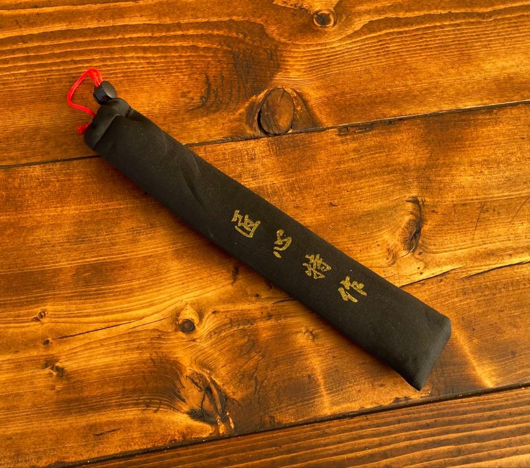 小物釣り竿　タナゴ竿　ブラック×グリーン　150cm ウッドグリップ　振り出し竿