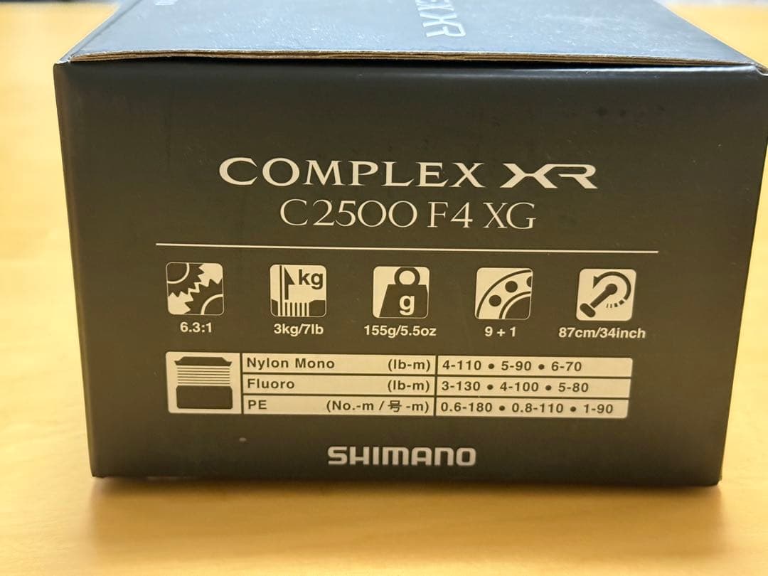 SHIMANO 25コンプレックス XR C2500F4 XG