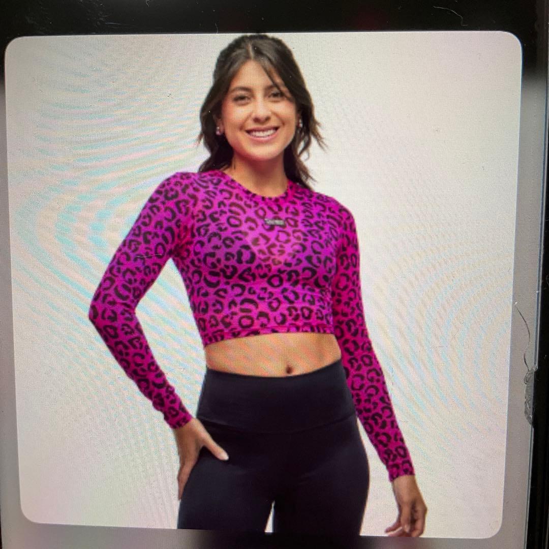 新作　完売品　ZUMBA 正規品　ヒョウ柄ピンク　XS