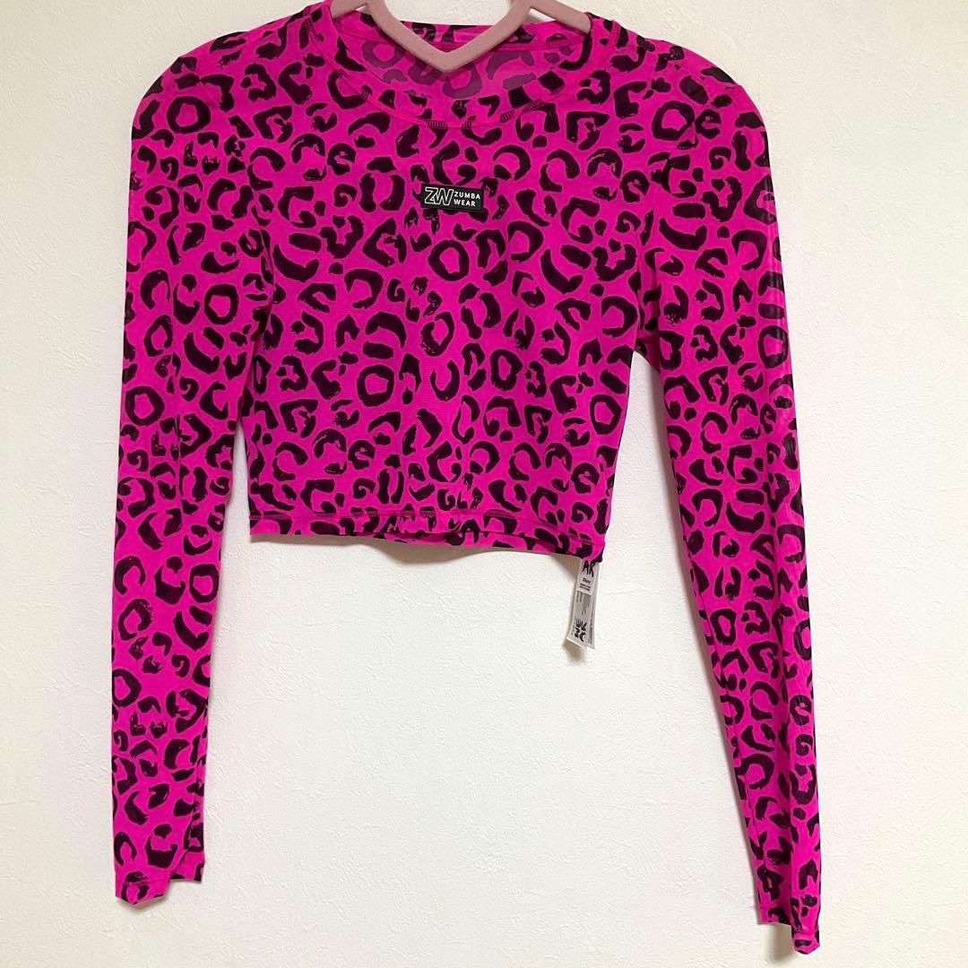新作　完売品　ZUMBA 正規品　ヒョウ柄ピンク　XS