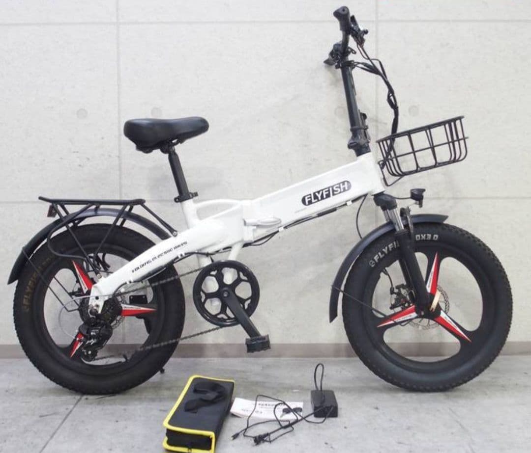FLYFISH 電動アシスト自転車 20インチ ホワイト