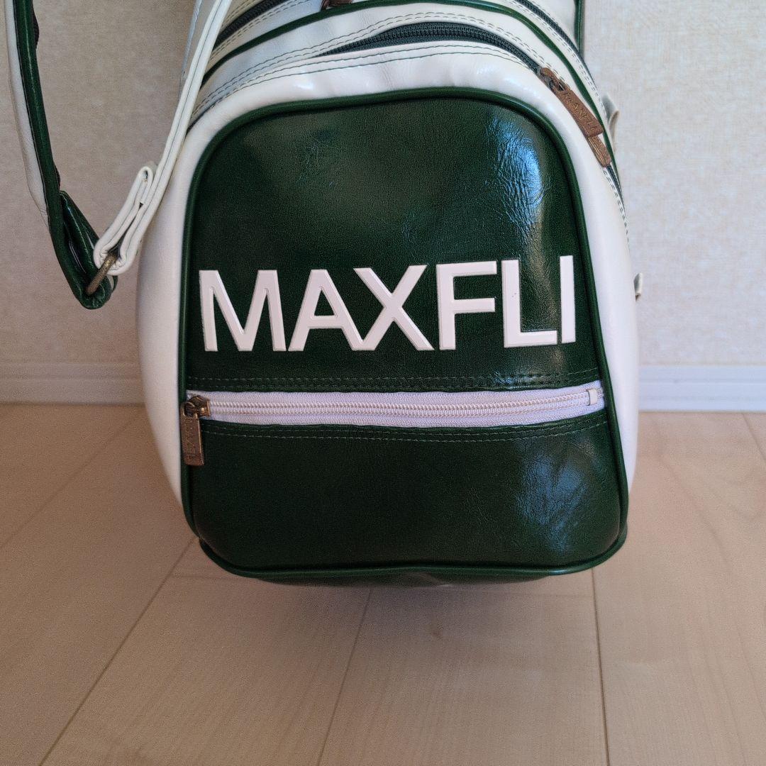 MAXFLI キャディバッグ ホワイト/グリーン