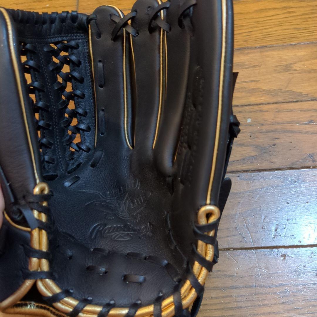 Rawlings 軟式グローブ ブラック/ゴールド　一般用　グローブ