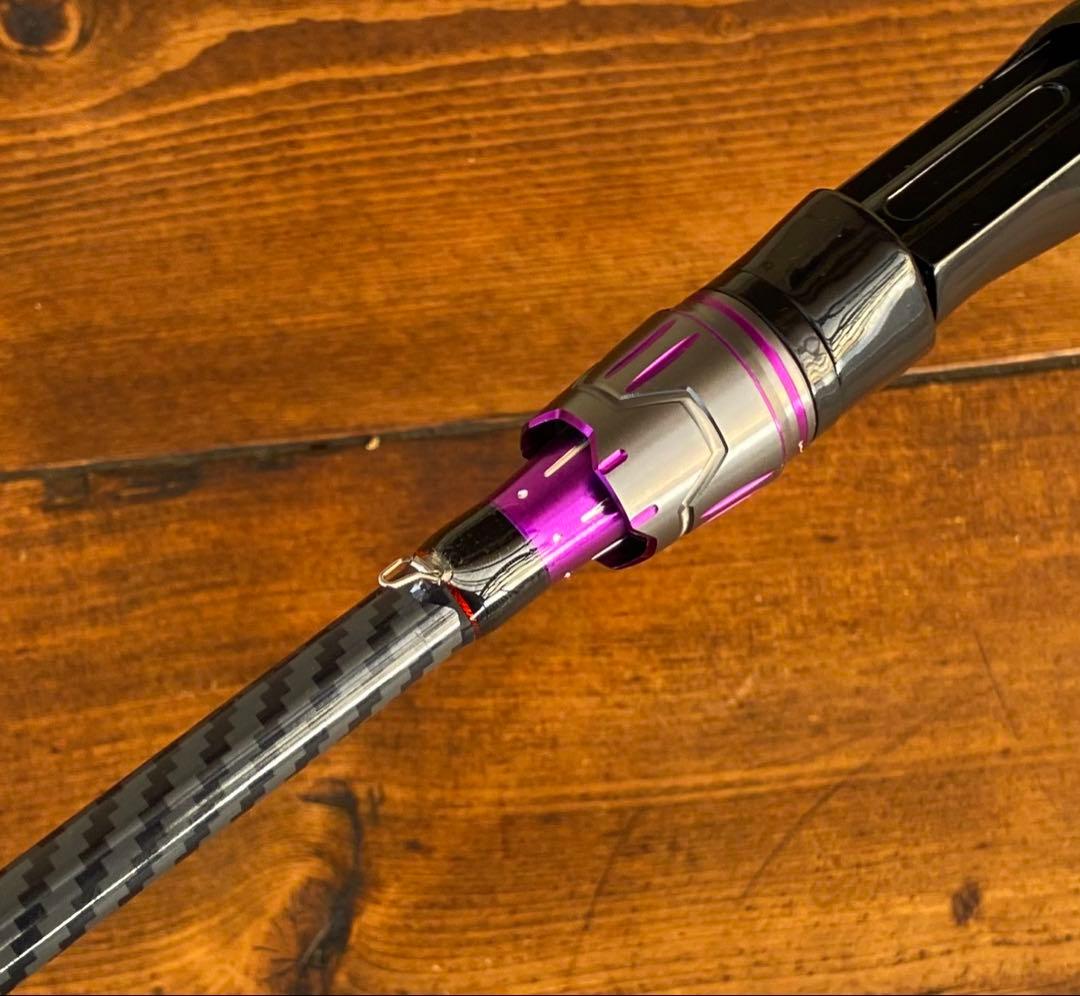 2ピースロッド　バスロッド　6ft 1.8M スピニングロッド　カーボンロッド