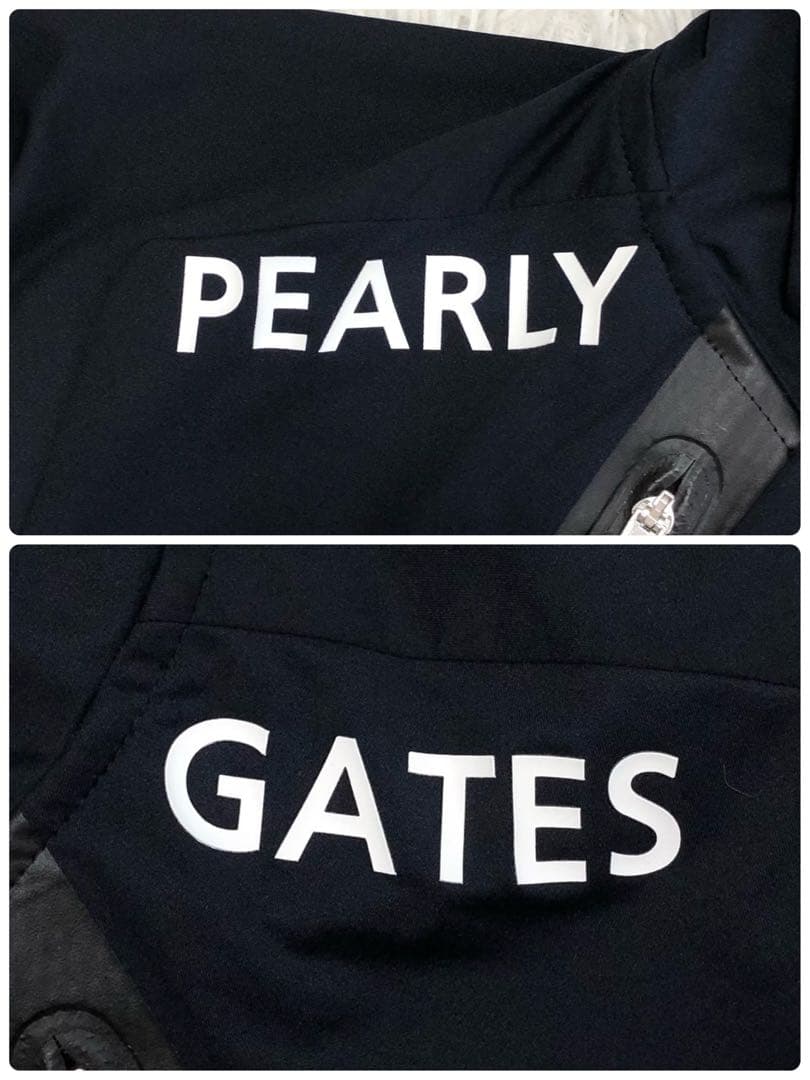 【未使用級】 PEARLY GATES ナイロンジャケット ロゴ ネイビー 3