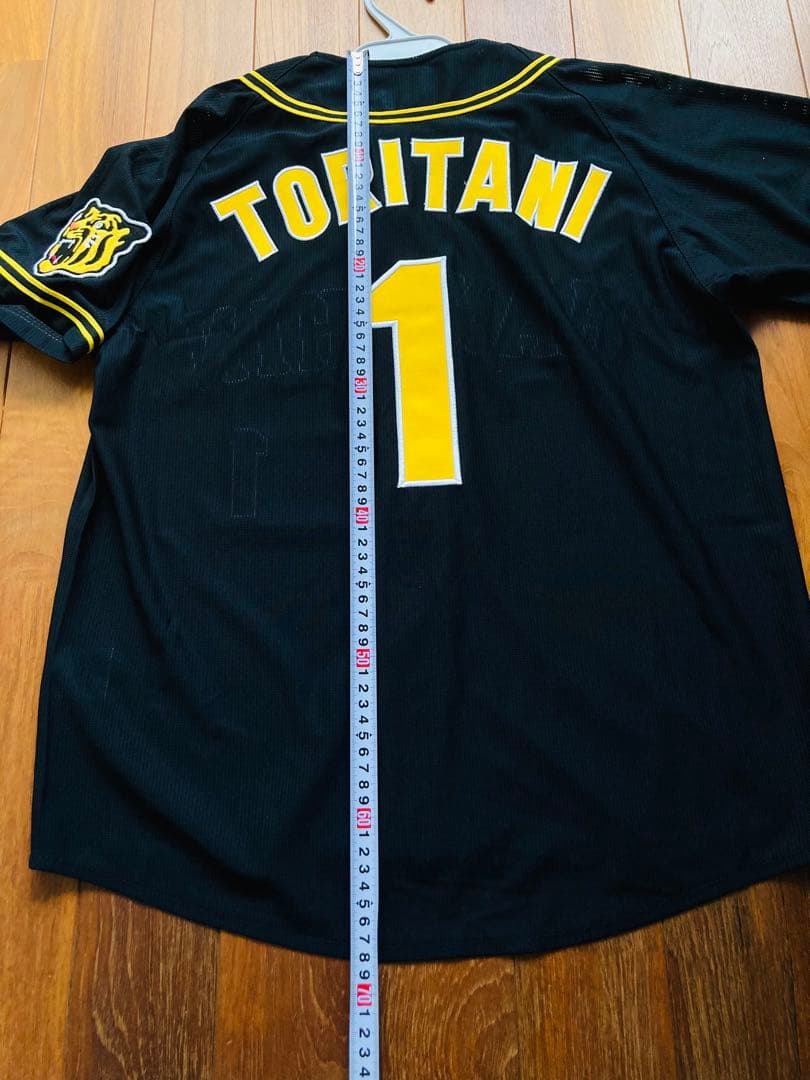 阪神タイガース　鳥谷敬　鳥谷　ユニフォーム　S ビジターブラック　刺繍 ミズノ