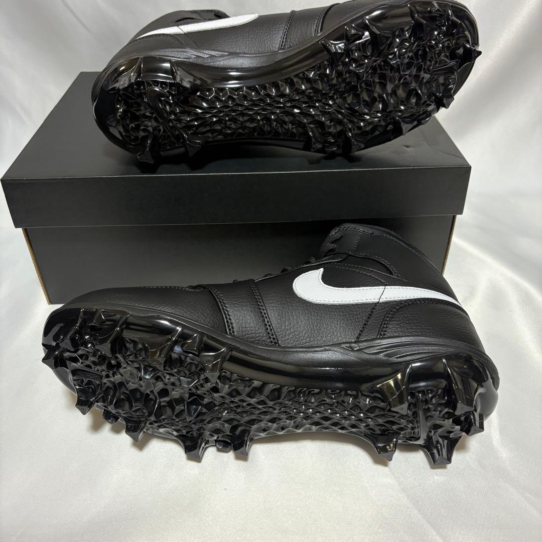 Jordan 1 Mid TD Black　アメフト スパイク 28.5cm　B