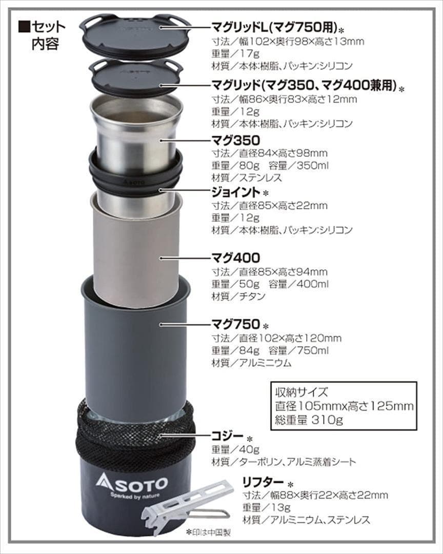 新品 SOTO サーモスタック クッカーコンボ SOD-521