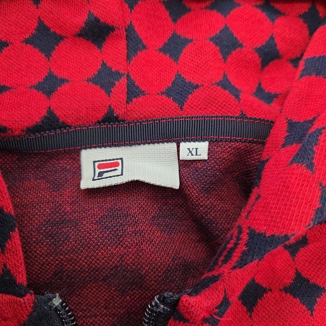 大人気　FILA セットアップ ジャガード ボール柄