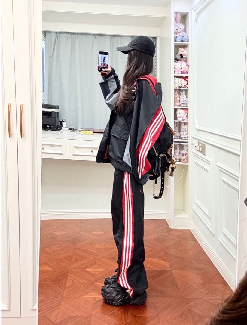 新品L Adidasオーディナリーピープル ユーティリティパンツJN5827