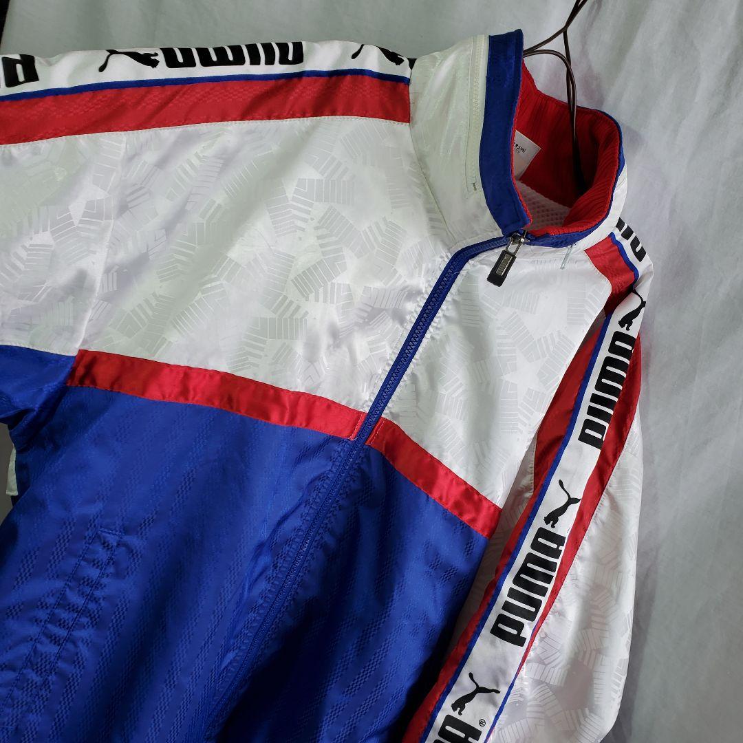 90ｓ ＰＵＭＡ デカロゴ サイドライン ジャンパー ナイロンジャケットトリコ