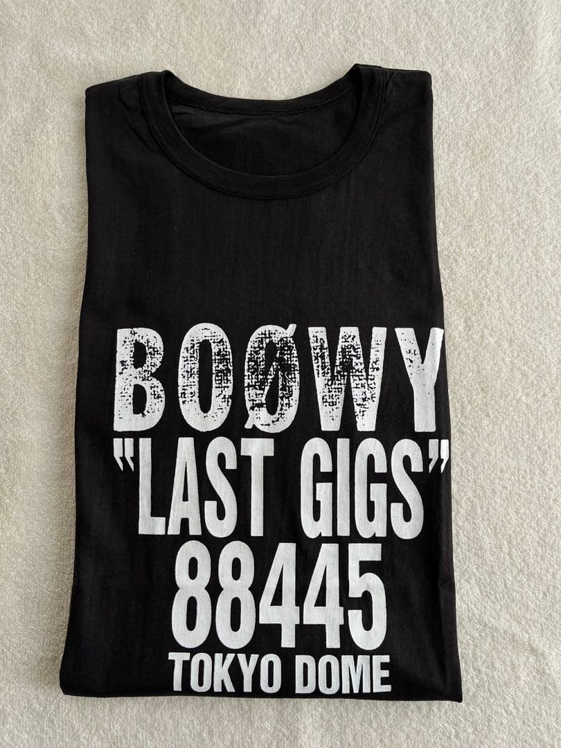 BOOWY TシャツLAST GIGS 88445 TOKYO DOME 未使用