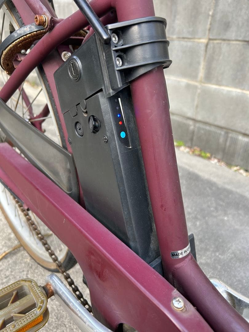 ラオックスサイクル 電動 自転車 TASKAL アシスト 直接引取り 後輪パンク