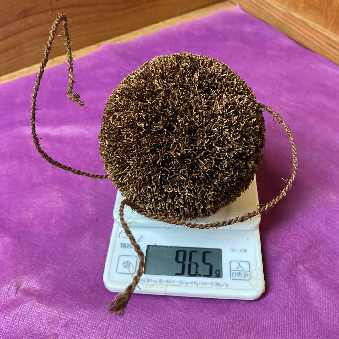 杉玉　屋根付き　笠　ハンドメイド　４寸玉　12cm 吊り下げ式