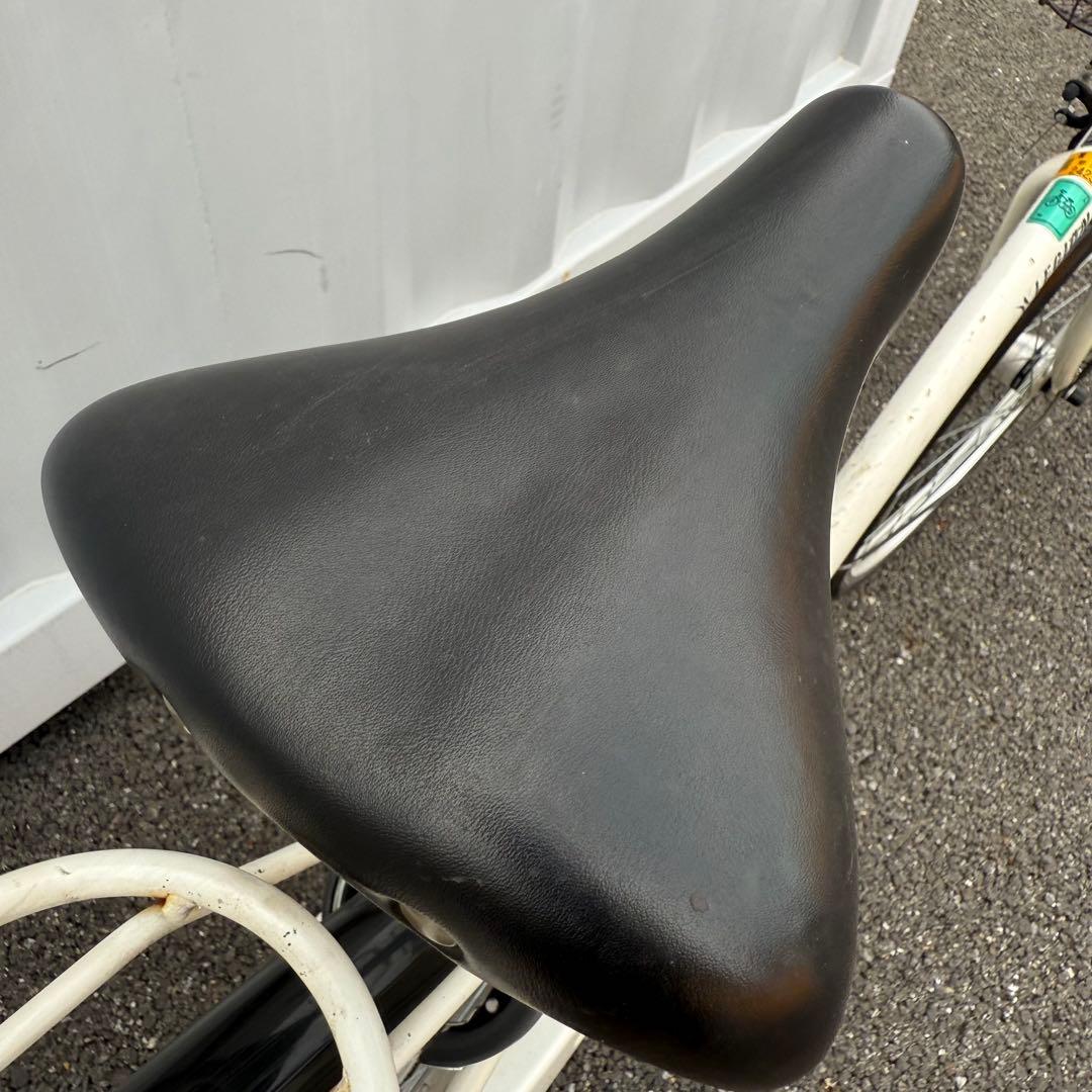 【都内/千葉引取】ママチャリ26インチ自転車 カゴ/鍵/6段変速/オートライト付
